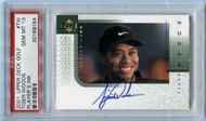 2001 Upper Deck Player's Ink #TW Tiger Woods ROOKIE YEAR RC PSA 10 GEM MT (Image via ebay.com)